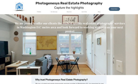 Photogenesys: Complete site redesign.