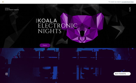 Koala: Techno Event website for Techno vibes!

Our studio created the website, brand identity matching the Techno vibes of the event!