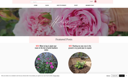 RosesInHouston: Wanting to turn a hobby or passion project into a reality? Go for your dream! This project started from an obsession with roses back during a pandemic. From a local FB group that started off small to almost 1,000 members in one year. A website came in as a hub to host reviews, blogs, events, tickets and much more. Let it grow and bloom!