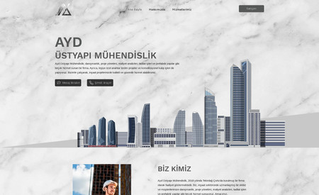 AYD Üstyapı ve Mühendislik: Yapı ve inşaat firması danışanımıza web sitesi.