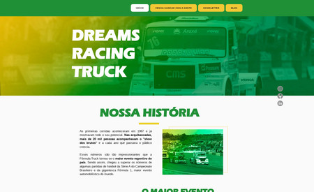 Dreams Racing Truck: Desenvolvimento de jornada física e digital com o objetivo de conectar a equipe de corrida a patrocinadores e ao público da Formula Truck nacional.