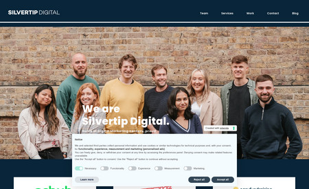 Silvertip Digital: The team had created a design that they wanted to be fully responsive so I built this for them following their tight deadlines that they had in place.