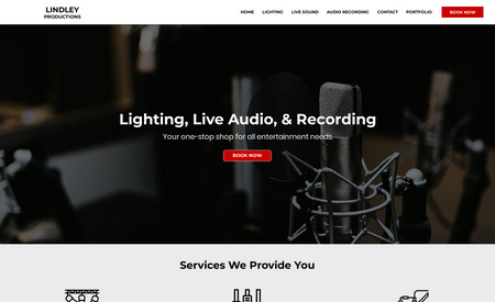 LINDLEY PRODUCTIONS: Lighting, Live Audio, & Recording