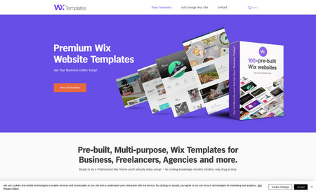 WX Templates: Premium Multi-purpose Wix Templates for Business, Freelancers, Agencies and more
