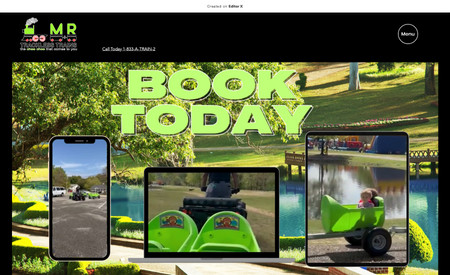 Choo Choo 2U: Motion and Photo Website
Client Photos and Videos
Customer Website Layout

Cost $1500


