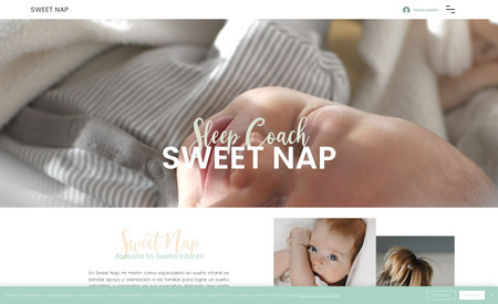 Sweet Nap: Rediseño pagina web, agregando nuevas opciones y desarrollando una nueva linea grafica