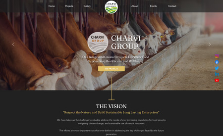 Charvi Earth: My primary goal was to create an online platform that truly reflected Charvi Group's brand identity and showcased its exceptional real estate offerings. To achieve this, I started by conducting thorough research to understand the company's values, target audience, and desired user experience