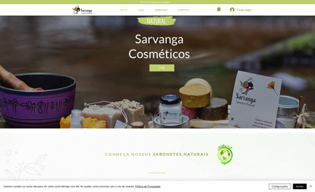 Sarvanga Vegano: O queridinho dos veganos. 
Um E-commerce de cosméticos 100% veganos!