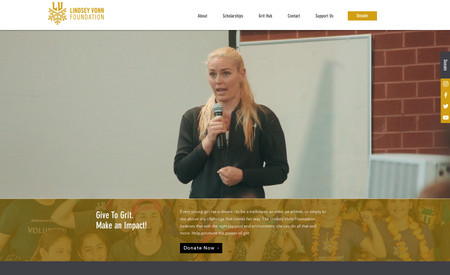 Lindsey Vonn Foundation: Lindsey Vonn Foundation is an amazing non-profit foundation, founded by Lindsey Vonn, that empowers youth by providing scholarships for education, sports, and enrichment programs.