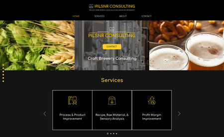 Pilsnr Consulting: New website design for Pilsner Consulting