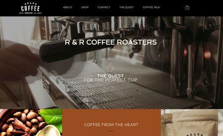 R and R Coffee Roasters: R and R Coffee Roasters, a proudly Veteran-owned coffee roaster, had an existing Wix site that needed a fresh new look. We were up for the challenge and embarked on a journey to re-imagine their site from top to bottom. We started by adding an irresistible interactive welcome video, complete with mouth-watering shots of their delicious coffee blends. To give the site an extra boost of excitement, we added animations that capture the essence of R and R Coffee Roasters. We also created a new blog, perfect for sharing news and updates with their loyal customers. With a focus on mobile users, we designed a modern mobile site that offers a seamless browsing experience for all. And that's not all - we even re-designed their coffee bag label to match their brand, ensuring a cohesive and unforgettable experience for all coffee lovers. Check out R and R Coffee Roasters' re-imagined site for a coffee experience that will leave you wanting more!