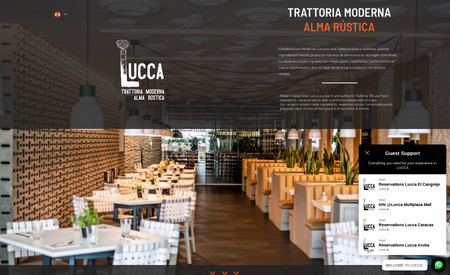 Lucca Trattoria: Guía de Estilo, SEO, Actualizaciones al Sitio, Campañas de Webmail.