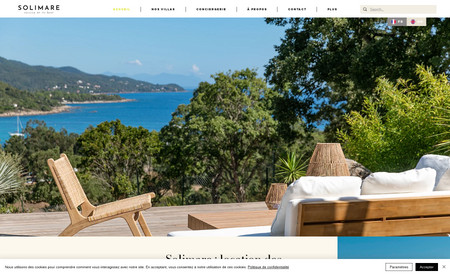 Solimare Corsica: I have helped with the creating the site and optimised the mobile site