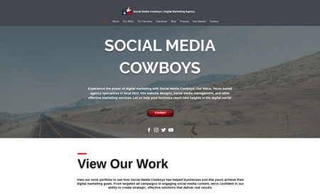 Social Media Cowboys: The website we created for ourselves!