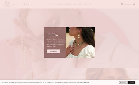 Rosie's Garden: Bijoux fantaisie romantiques & originaux

Prestations : E-commerce/ Branding/ Web Design/ Seo