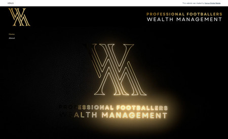 Wealth Management: Branding, print media and Editor X website with events ticketing.