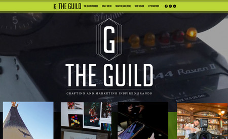 The Guild: Full website design, photography and some content creation