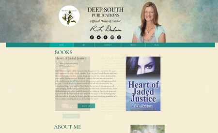 deepsouthpublication: Redesigned the previous site to be more readable and easier to navigate. Made the icons consistent and created a customized header and made the site look good on mobile.