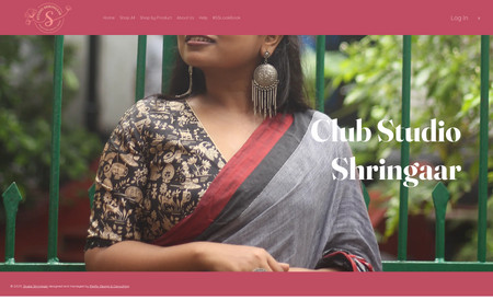Studio Shringaar: Web Design and Brand Creation
