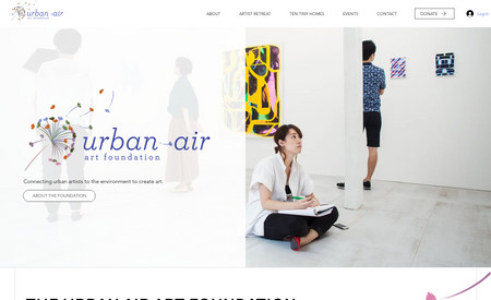 Urban Air : 100% personalized and responsive website for an art foundation. 
​
The website features a donation and an application page.