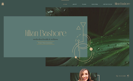 Jillian Bashore - Methodical Health & Wellness: Branding & Web Design