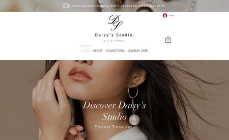Daisy's Studio: Website Redesign