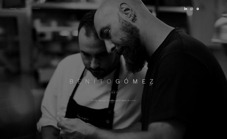 Benito Gómez: Double Michelin-Star chef Benito Gomez's personal site