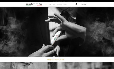 Soffio E-cigarettes: Planning, construction and design of an online sales site for a store dealing in the distribution of electronic cigarettes