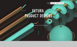 Futura Product Designs UI/UX Designer Portfolio Website
