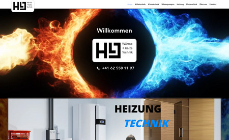 HLJ Kälte & Wärme: Handwerker Seite für Heizung / Klimatechnik & Wärmepumpen
