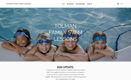 Tolman Family Swim L: managing online booking