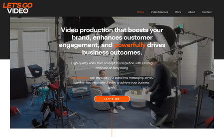 Let's Go Video: Branding and website design