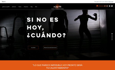 n-joy-fit: Advanced Website Design, custom media, automations and workflow, member's area, platform for training routines.