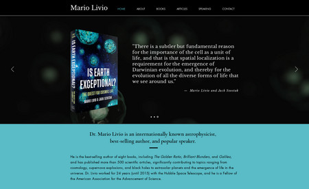 Mario Livio: Author / Astronomer Website