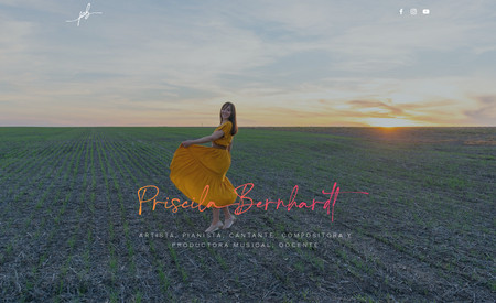 Priscila Bernhardt: Sitio Web de una artista, pianista, compositora, productora, docente y directora coral de niños.
