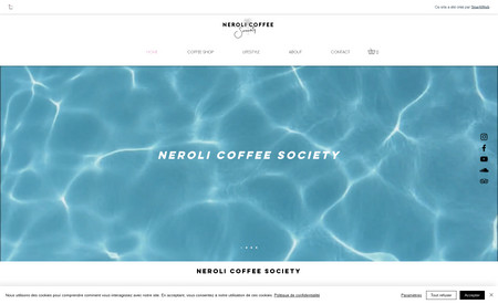 Neroli Coffee Society: Webdesign, SEO & Carte cadeau | Web design, SEO & Gift Card