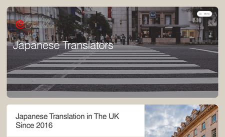 UK: Japanology Translation - Page 1 on Google.: Japanese translation website I've created and optimized. It now ranks at the top of UK results for certified Japanese translation services.