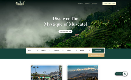 Muscatel: Muscatel Hotels & Resorts allows you to soak up the most stunning sceneries and get all the comforts of Northeast India to help you relax, refresh and reconnect with nature, nestled amidst the verdant and thriving hillside region.