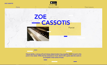 Zoe Cassotis: Web Design