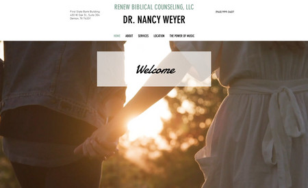 Renew Biblical Counseling, LLC: "Shannon designed this website for my company and I absolutely love it! She worked extremely quickly to get my website up and running in a short time, she made it fresh and relevant, and she was so easy to work with! I highly recommend her!"