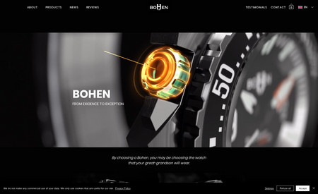 Bohen Watches PROD: Création de la boutique en ligne Internationnale
Marketing digital : Chaine Youtube,  ADS, strategie digitale.