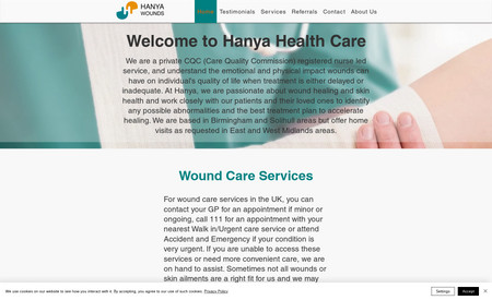 Hanya Healthcare: Entire site development - previously this business had a homegrown Wix site that wasn't working well for them. 