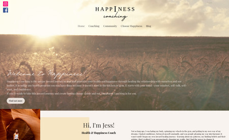 HappIness Coaching: Classic Website Design
Brand Guidance
Custom Brand Messaging
Video Background
Wix Bookings
Wix Blogs
Pro Galleries

