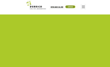 Malerei D'Errico: Erstellung einer professionellen Website für die Malerei D'Errico, eine Malerei in zweiter Generation, die sich und ihre Arbeiten auch online präsentieren möchte.