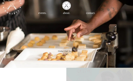Global Chef Society: Created a website for global chef events!