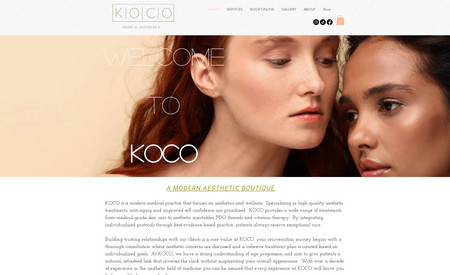 KOCO: SEO and Accessibility services to boost traffic to a new business.