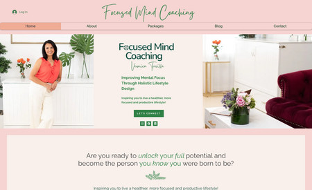 Coaching Site Redesign: The Focused Mind