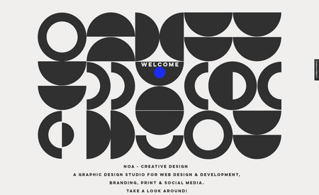 Noa-CreativeDesign: my own website portfolio for graphic design using editor x platform develope with velo code