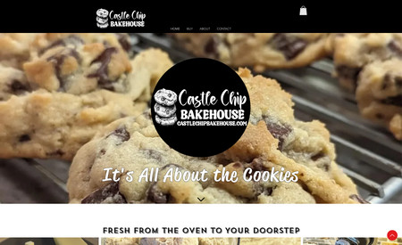 CastleChip Bakehouse: Designed site to client specs, using photos and existing logo. 