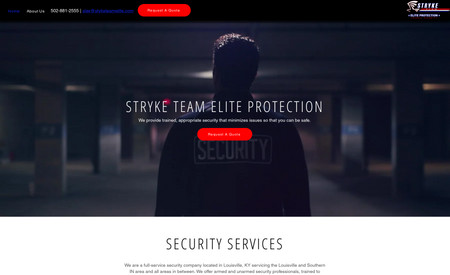 Stryke Team Elite Protection: I helped Stryke Team, a professional security service, design a site that presented their services in a way that was professional, trustworthy, and impressive.